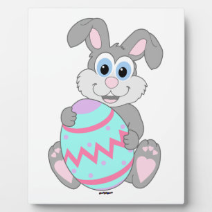 Plaque Photo Lapin de Pâques