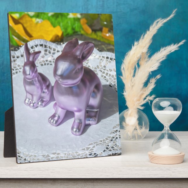 Plaque Photo Lapin de Pâques (Côté)