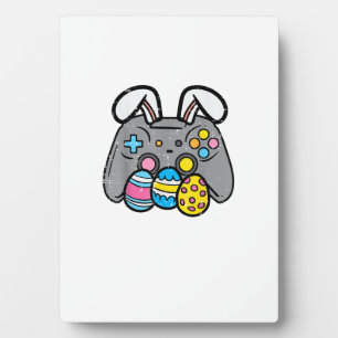 Plaque Photo Lapin de Pâques Œufs de jeu vidéo Jeux Joueurs Gar