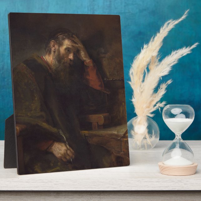 Plaque Photo L'Apôtre Paul, c.1657 (huile sur toile) (Côté)