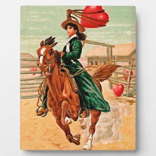 Plaque Photo Lasso mon coeur Vintage Valentine