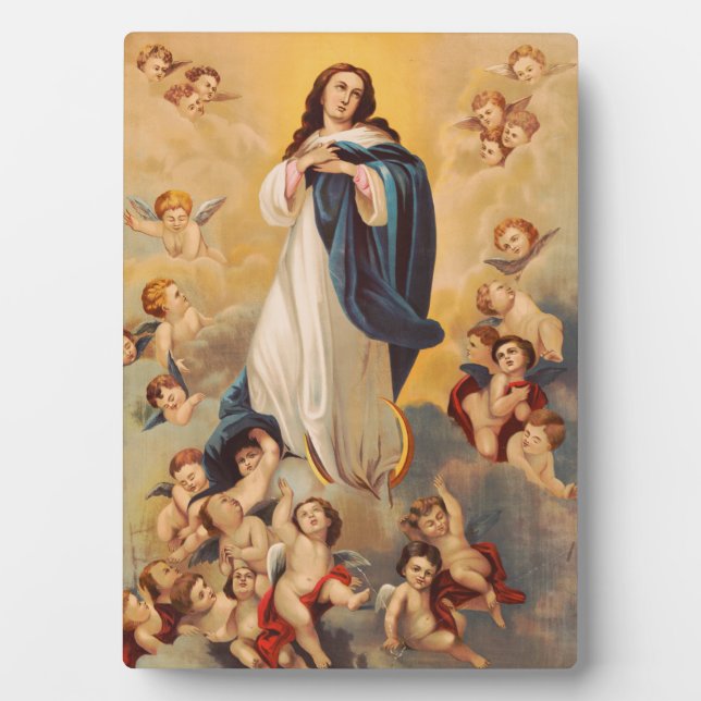 Plaque Photo L'Assomption de la Vierge Marie (Devant)