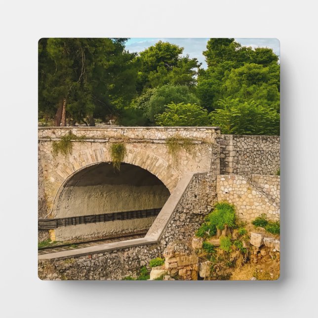 Plaque Photo L'Athènes Colorée (Devant)