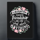 Plaque Photo Laughter And Friendship<br><div class="desc">Laughter And Friendship</div>