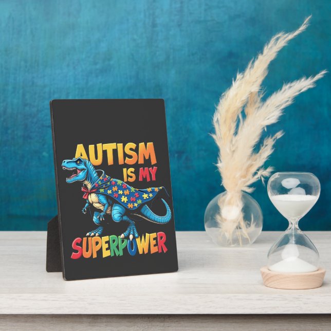 Plaque Photo L'autisme est ma superpuissance Sensibilisation su (Côté)