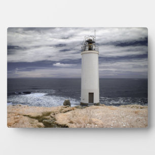Plaque Photo Laxe Lighthouse Galicia, Spain