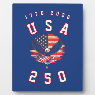 Plaque Photo Le 250e anniversaire de l'Amérique USA 250 1776 20