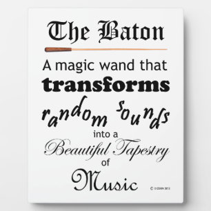Plaque Photo Le Baton