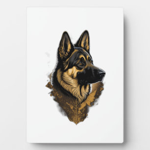 Plaque Photo Le Berger Allemand 004