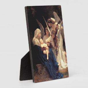 Plaque Photo Le chant des anges, Bouguereau