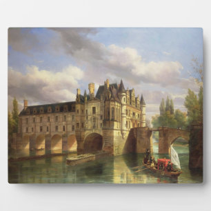 Plaque Photo Le Château de Chenonceau, 1843 (huile sur toile)