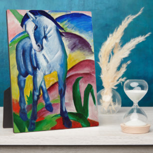 Plaque Photo Le Cheval Bleu de Franz Marc
