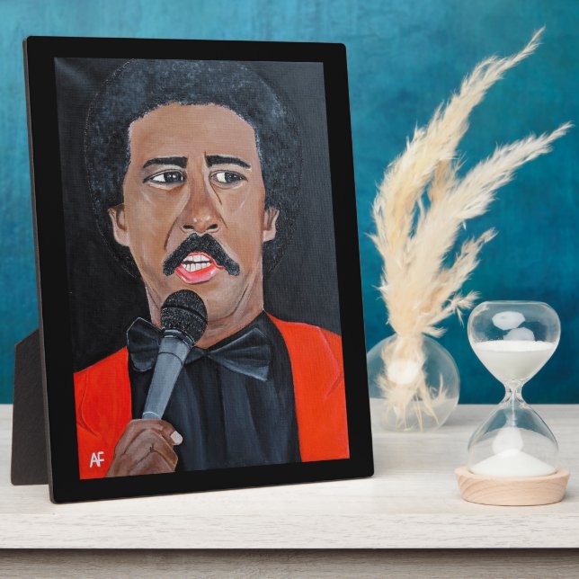Plaque Photo Le Comedian Painting d'Alfred Fox (Côté)