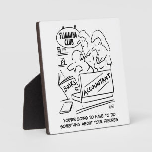 Plaque Photo Le comptable vérifie les livres dans un club aminc