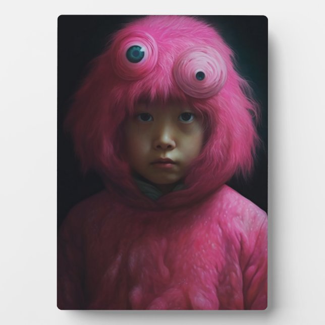 Plaque Photo Le costume de monstre (Devant)