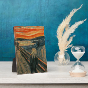 Plaque Photo Le cri d'Edvard Munch