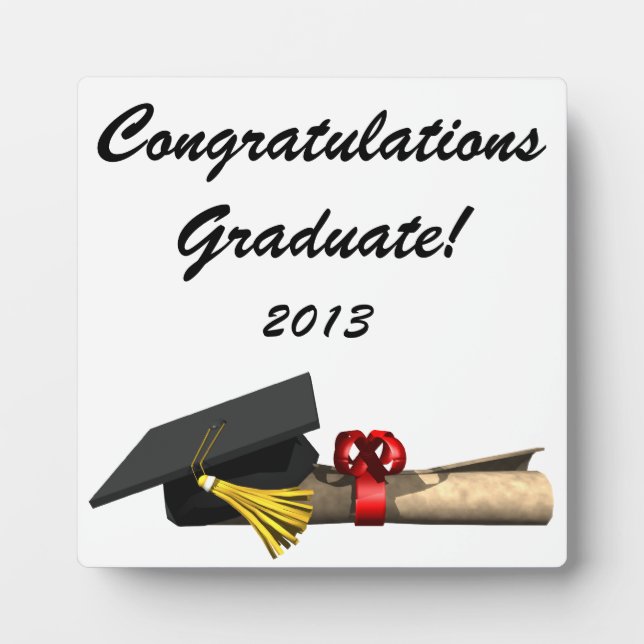 Plaque Photo Le diplômé - (Devant)
