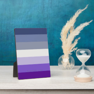 Plaque Photo Le drapeau de la fierté lesbienne butch de Slipper