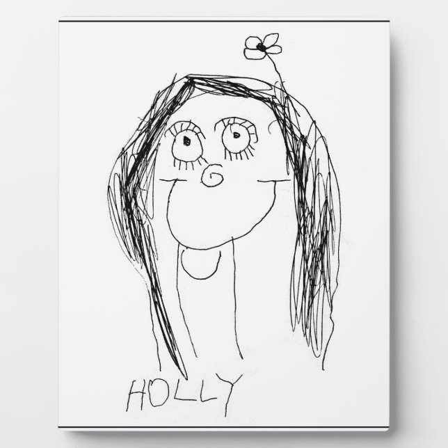 Plaque Photo Le Drawing de Your Child (Devant)