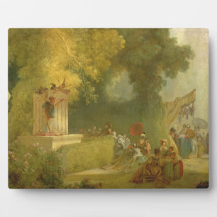 Plaque Photo Le Fete à Saint-Cloud, détail du spectacle de mari