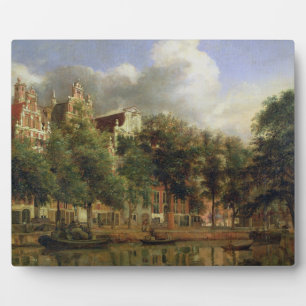 Plaque Photo Le Herengracht, Amsterdam (huile sur panneau)