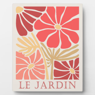 Plaque Photo Le Jardin Boho Fleurs