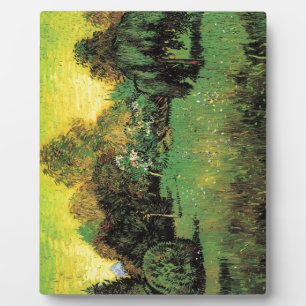Plaque Photo Le jardin des poètes par Vincent van Gogh.