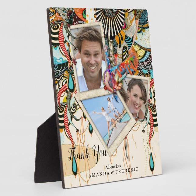 Plaque Photo Le langage de la lumière - L'art gribouillant (Côté)