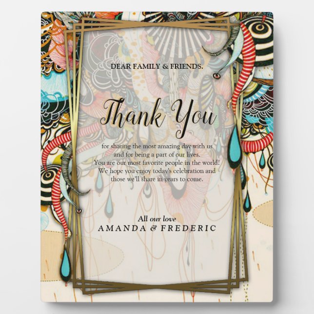 Plaque Photo Le langage de la lumière - L'art gribouillant (Devant)