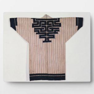 Plaque Photo Le manteau d'Ainu, 19ème siècle