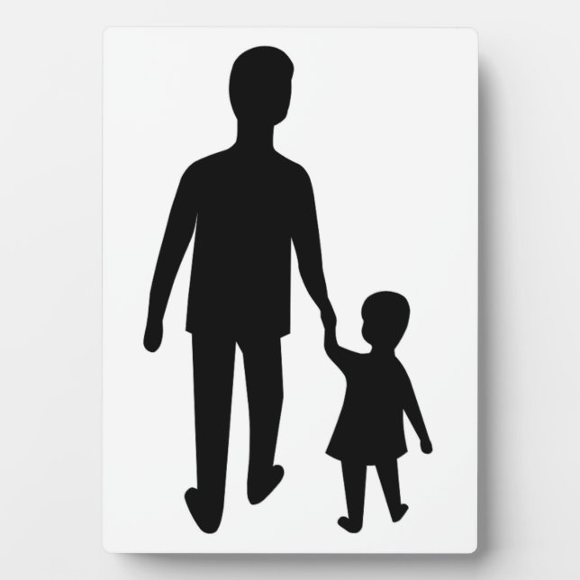 PLAQUE PHOTO LE MEILLEUR PÈRE DU MONDE (Devant)
