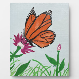 Plaque Photo Le papillon Monarque