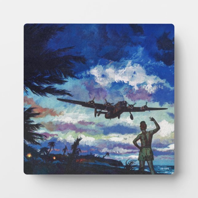 Plaque Photo Le retour du guerrier (Devant)