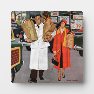 Plaque Photo Le sac plein de problèmes