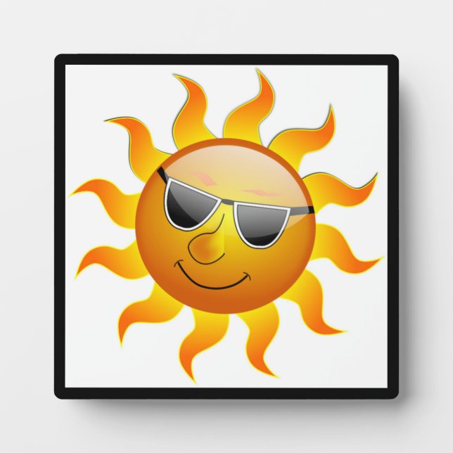 PLAQUE PHOTO LE SOLEIL DU COOL (Devant)