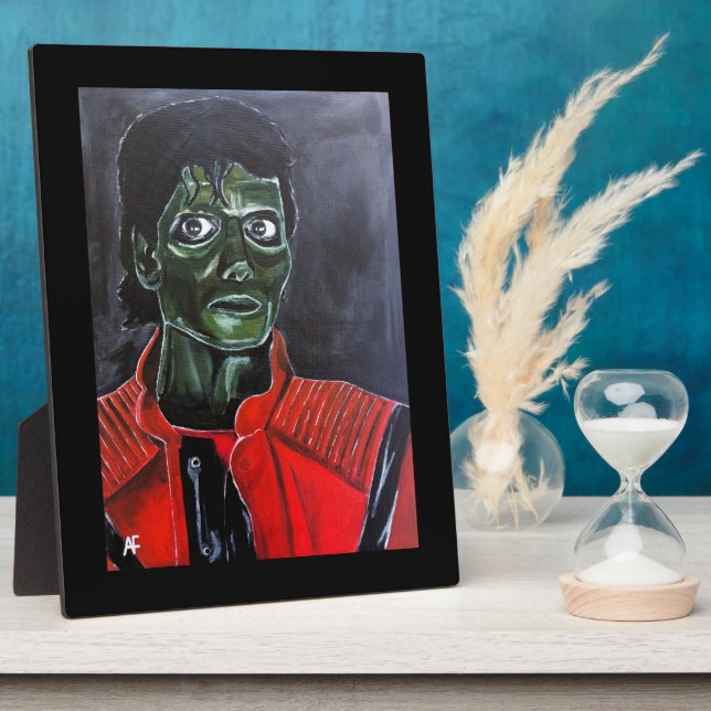 Plaque Photo Le tableau de zombie par Alfred Fox (Côté)