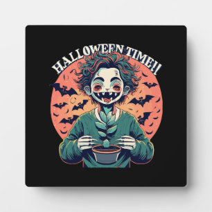 Plaque Photo Le temps d'Halloween, mais c'est en fait un moment