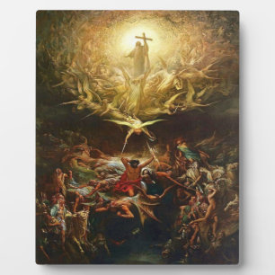 Plaque Photo Le Triomphe de Christianity By Gustave