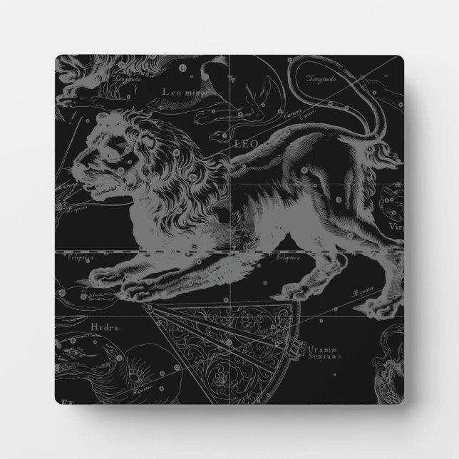 Plaque Photo Leo Constellation Hevelius 1690 Juillet23 - Août 2 (Devant)