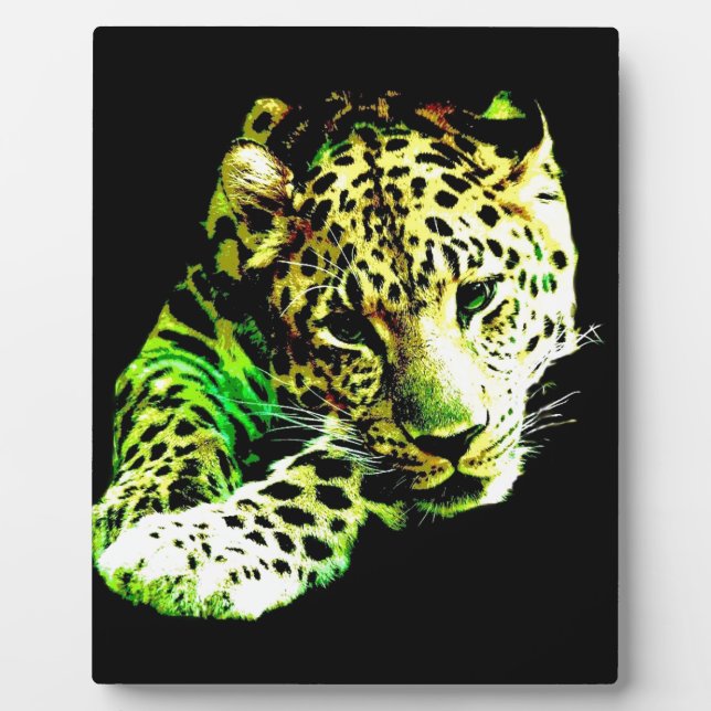 Plaque Photo Leopard (Devant)