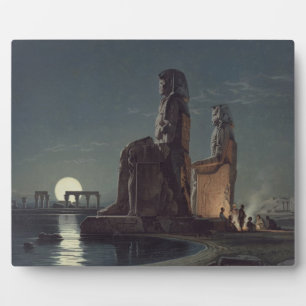 Plaque Photo Les Colonnes de Memnon, Thèbes, l'un des 24 illust