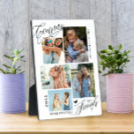 Plaque Photo Les cousins Font Le Meilleur Collage Photo Des Ami<br><div class="desc">Cousins Make The Best Friends photo collage keepsaké caractéristiques 5 photos,  script de typographie '' Cousins font les meilleurs amis'' en lettres tendance,  noms et année. Un cadeau personnalisé parfait pour les cousins.</div>