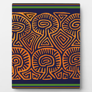 Plaque Photo Les démons des champignons indiens Cuna