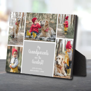 Plaque Photo Les grands-parents sont le plus grand collage phot