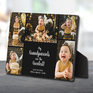 Plaque Photo Les grands-parents sont le plus grand collage phot