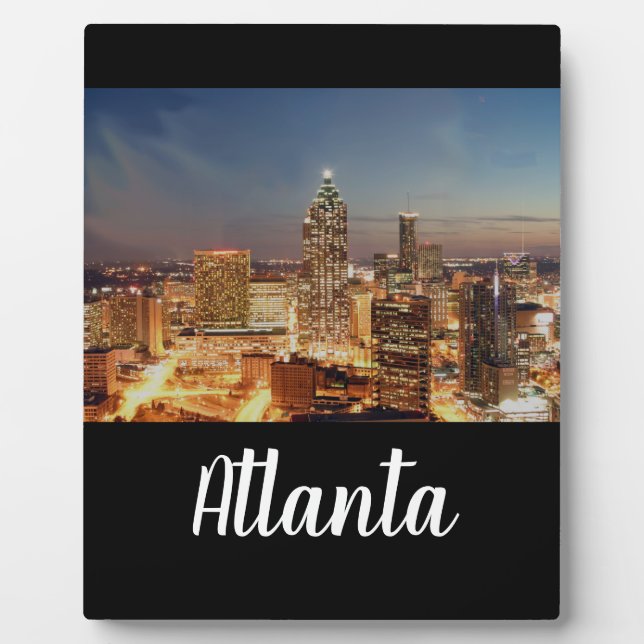 Plaque Photo Les lumières d'Atlanta (Devant)