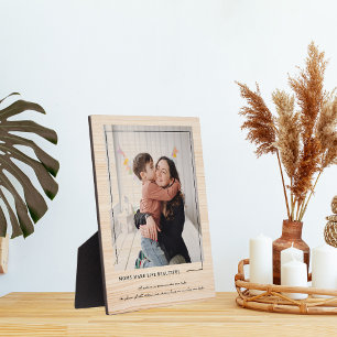 Plaque Photo Les mamans rendent la vie belle   Photo personnali