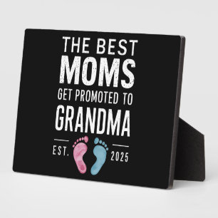 Plaque Photo Les Meilleures Mamans Sont Promues Grand-Mère Ét 2