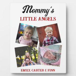 Plaque Photo Les petits anges de maman Cadeau photo