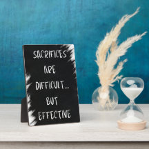 Les Sacrifices Sont Difficiles Mais Efficaces